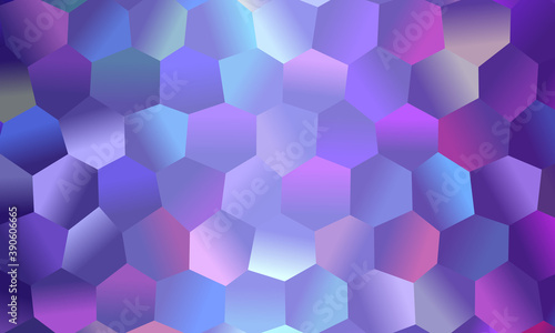 Modern Magenta and blue polygonal background, digitally created