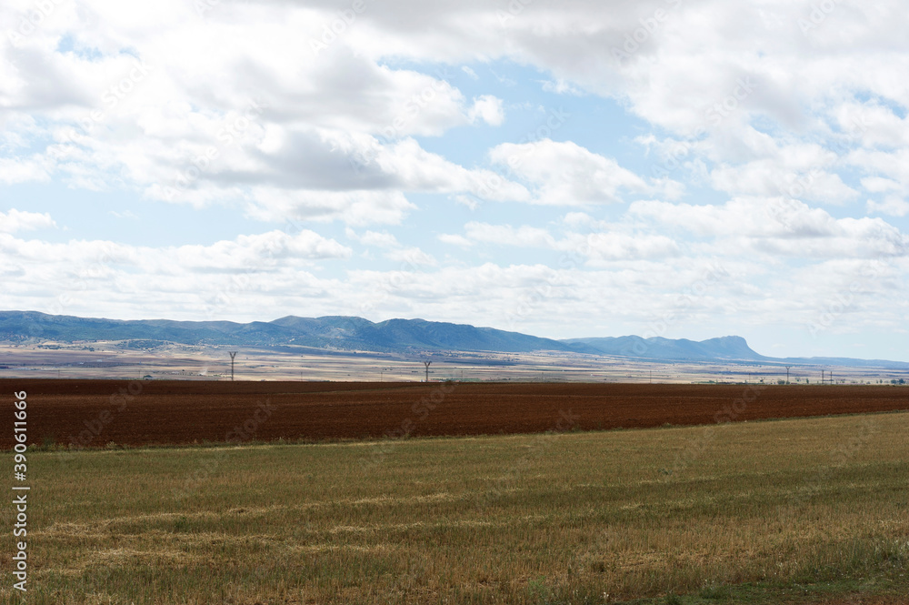 Open landscape, near Montreal Del Campo,  province of Teruel, Aragon, Spain