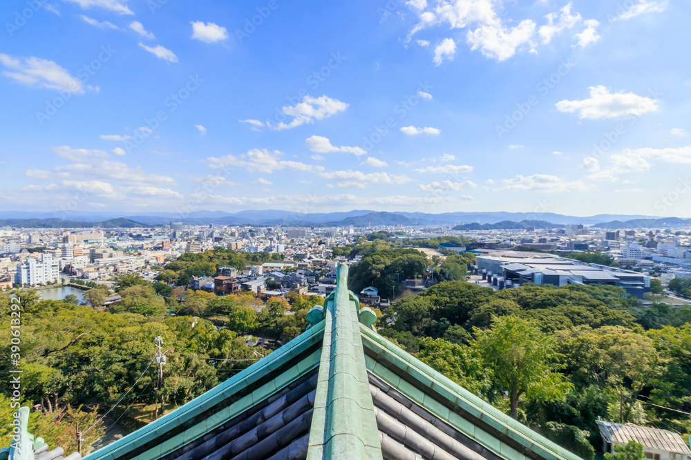 和歌山城から見た和歌山市 和歌山県 Wakayama city seen from Wakayama castle Wakayama-ken 和歌山城から見た和歌山市 和歌山県 Wakayama city seen from Wakayama castle Wakayama-ken