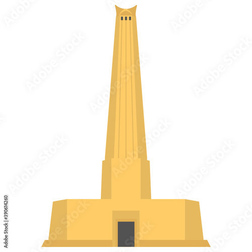 
San jacinto monument has been pictorially depicted to offer san jacinto day celebration
