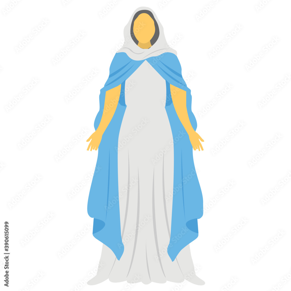 Jesus christ’s avatar is showing the celebrations of feast of the immaculate conception