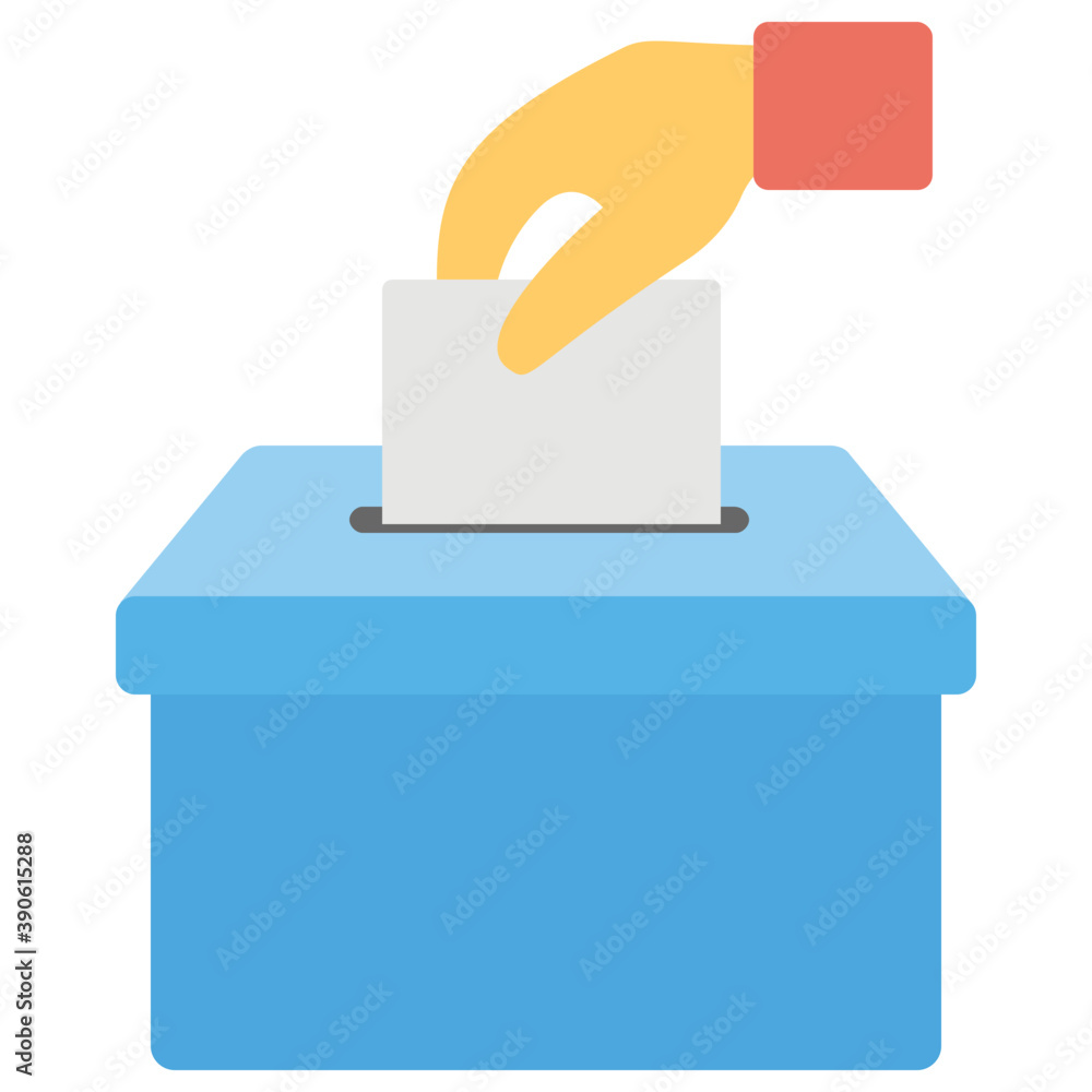 A ballet box along with hand casting vote is briefly giving idea of election day observance
A ballet box along with hand casting vote is briefly giving idea of election day observance