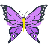 
Flat icon design of a butterfly
