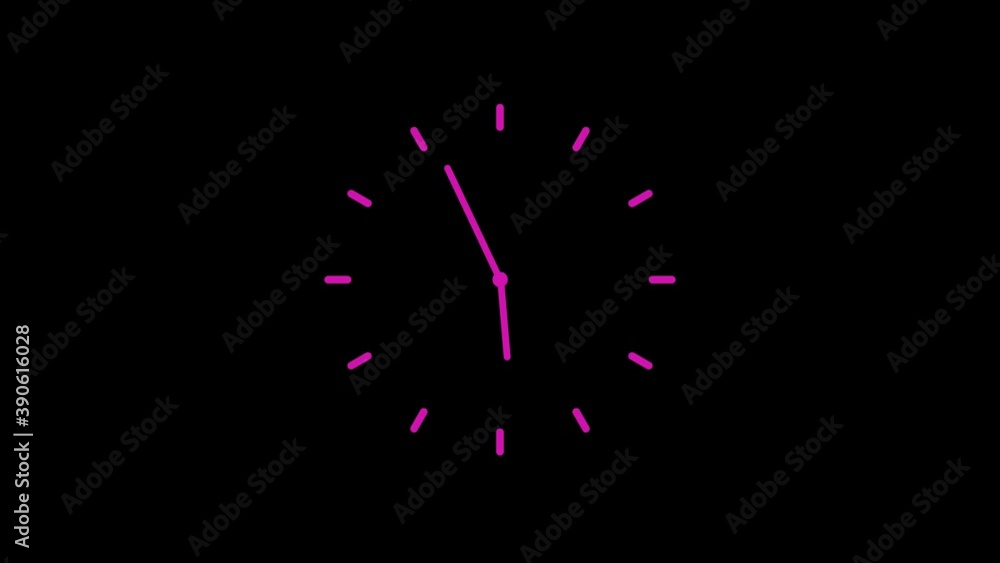 New 10 second counting down clock isolated on black Background New 10 second counting down clock isolated on black Background