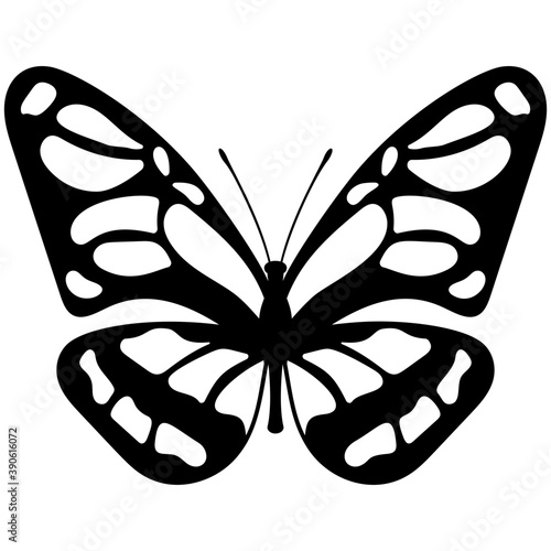 
Flat icon design of a butterfly

