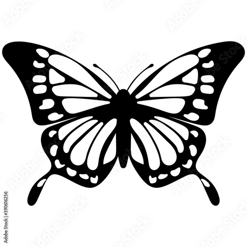 
Brown colored Swallowtail butterfly flat icon image
