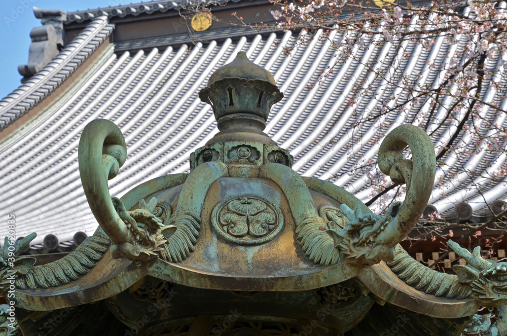 Obraz premium 寛永寺・銅燈籠