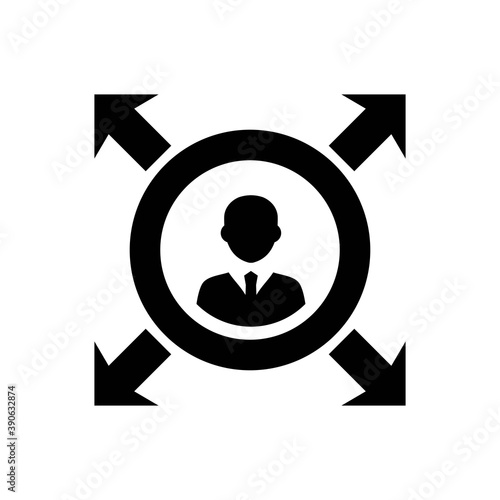Business direction icon