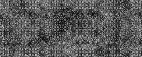 Seamless antique stone temples background