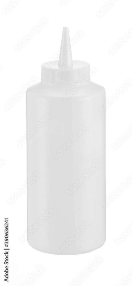 Blank white squeeze sauce bottle mock up Blank white squeeze sauce bottle mock up
