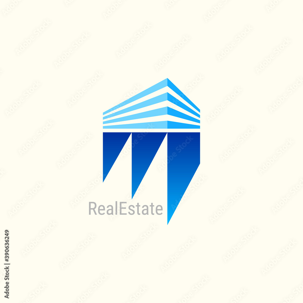 Real estate logo design template, Construction Architecture Building symbol vector. Real estate logo design template, Construction Architecture Building symbol vector.