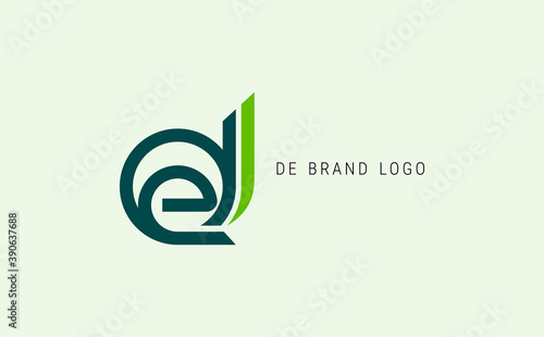 ED and DE letter logo design for multiple use , Icon , apps icon , logo
