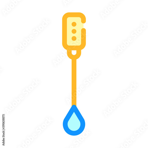 pap smear tool color icon vector illustration