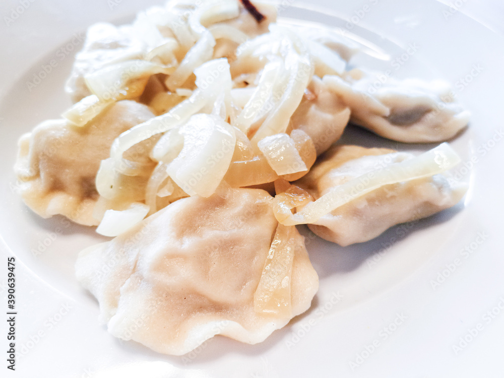 Traditional Polish dumplings - pierogi, polish food