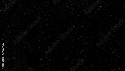 Abstract snowy festive black winter background rectangular horizontal with splashes. Textured digital art. Print for textiles, stories, wallpapers, web, mailing, social networking