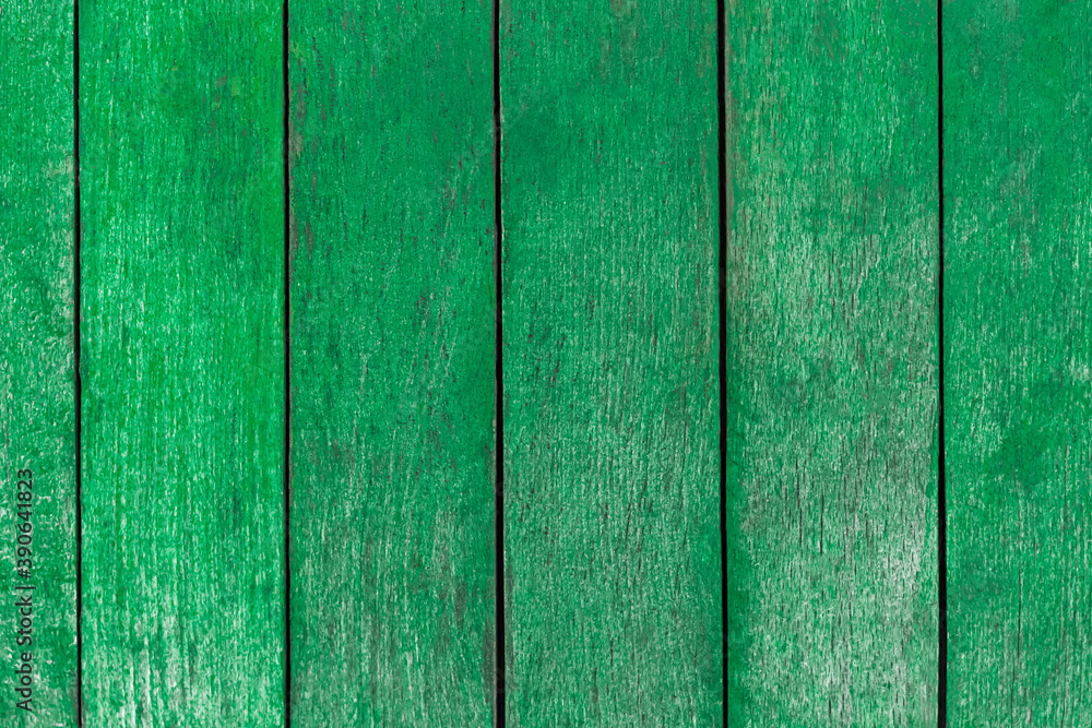 Bright green wooden, old background. Bright green wooden, old background.