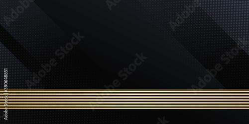Black gold background 