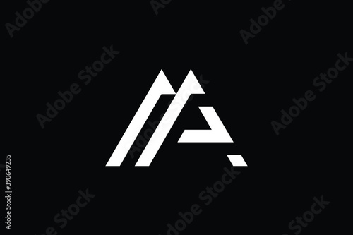 Free Download MP logo letter design on luxury background. PM logo monogram initials letter concept. MP icon logo design. PM elegant and Professional letter icon design on black background. M P PM MP - GFXLoad