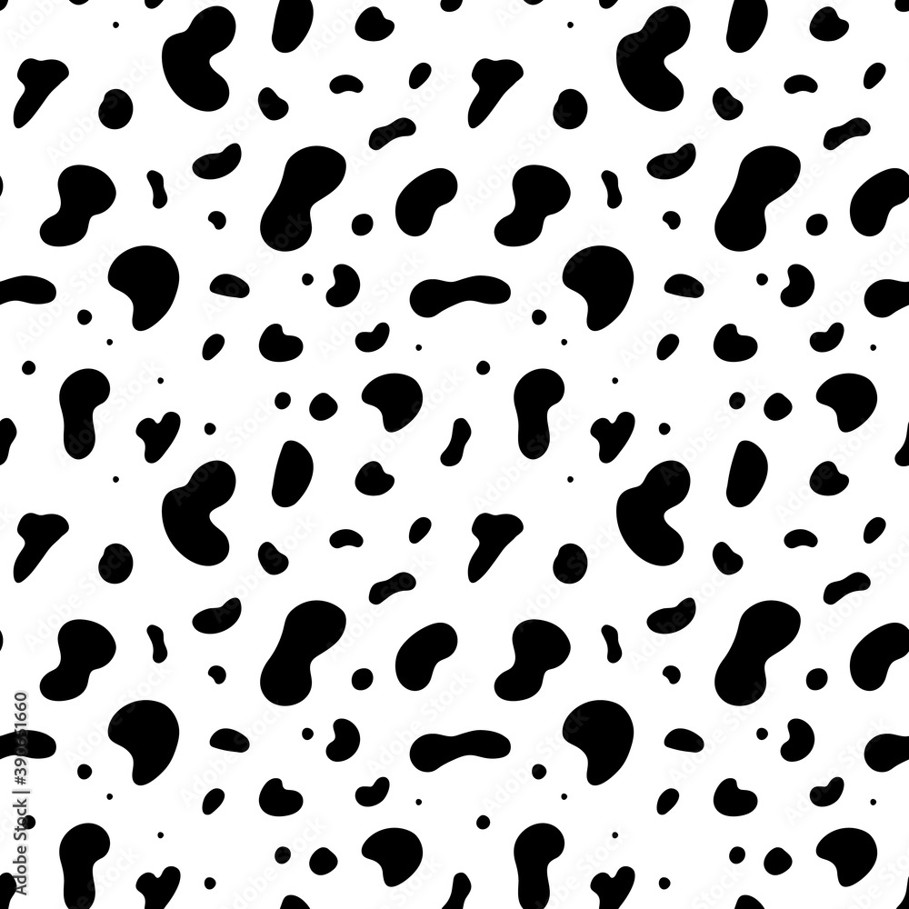 Seamless cow hide pattern. Vector repeat texture Seamless cow hide pattern. Vector repeat texture