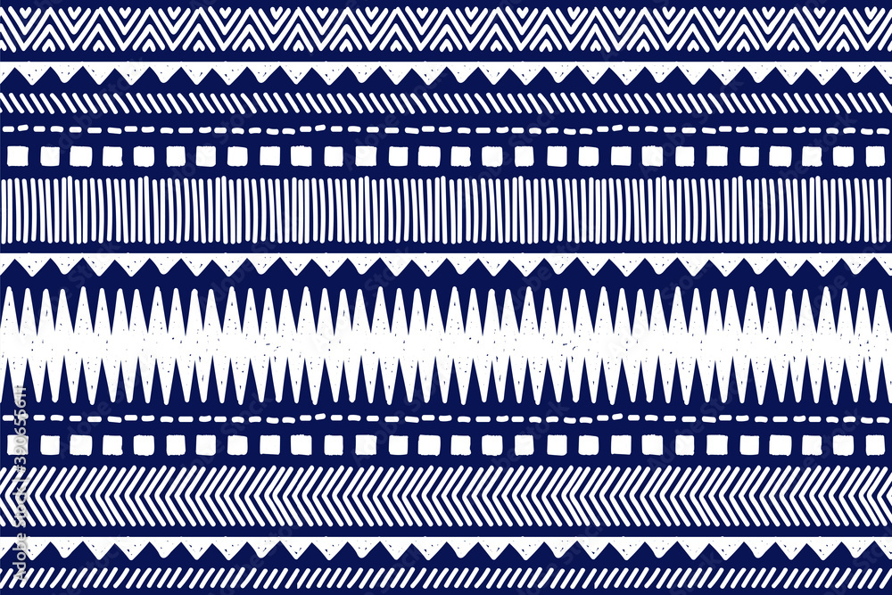 Tribal pattern. Ethnic geometric seamless background, boho motif, maya ...