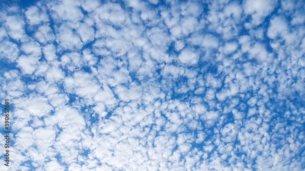 Spindrift cloudscape with blue sky. Spindrift cloudscape with blue sky.
