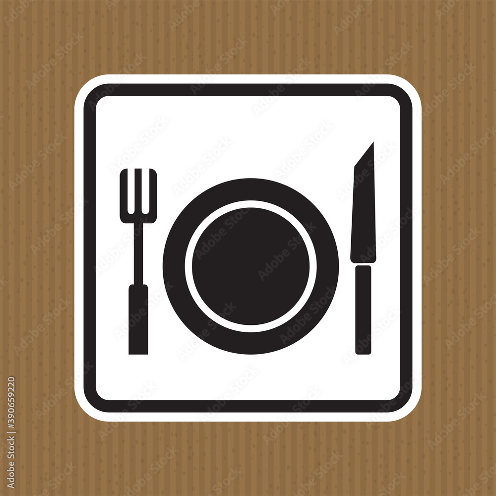 No Eating Symbol Sign Isolate On White Background,Vector Illustration No Eating Symbol Sign Isolate On White Background,Vector Illustration