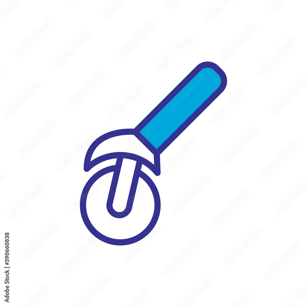 pizza slicer icon, vector, design trendy pizza slicer icon, vector, design trendy