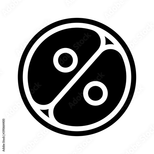 cell division glyph icon vector illustration sign