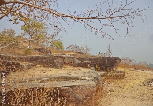  rocky mountain at Udayagiri Caves Vidisha photo