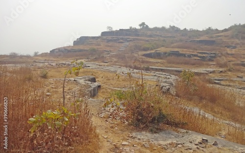  rocky mountain at Udayagiri Caves Vidisha photo