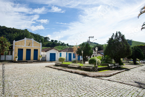 villa in the park in summer