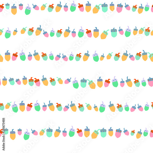 vector seamless pattern with owls and christmas motives. festive patterns for decorating children's clothing and rooms. Patterns for textiles and packaging Scandinavian style