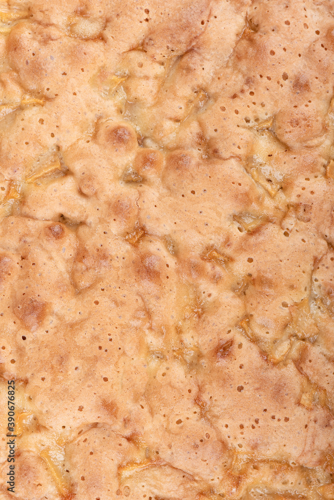 Top view of delicious freshly baked apple cinnamon tart. Top view of delicious freshly baked apple cinnamon tart.