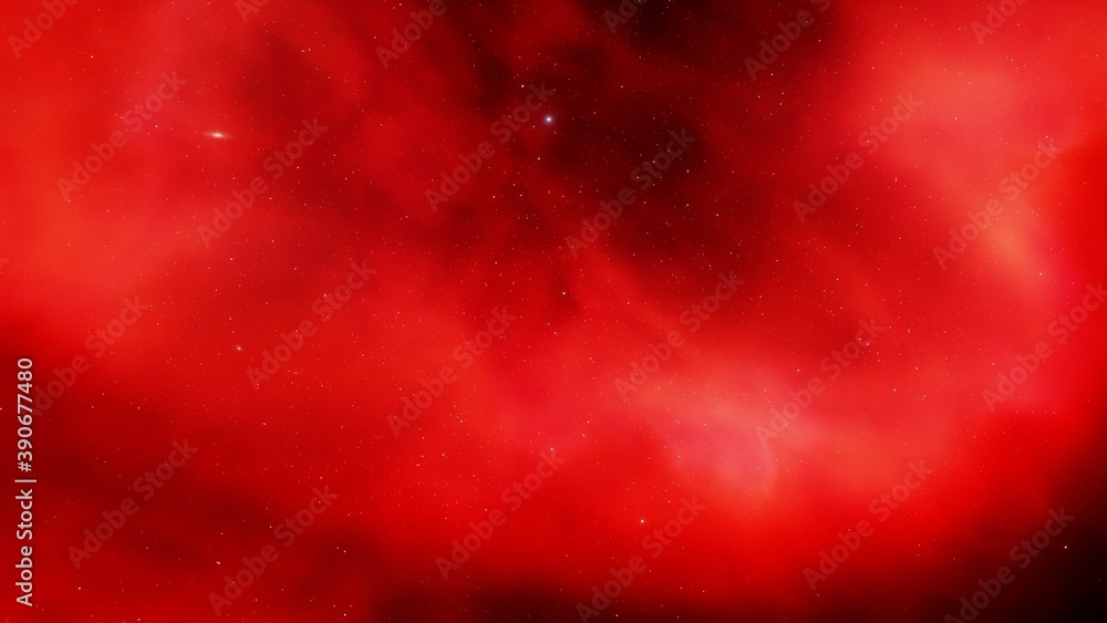 Bright galaxy nebula in cosmos 3d render Bright galaxy nebula in cosmos 3d render