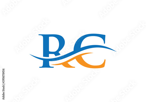 RC letter logo design. RC Logo for luxury branding. Elegant and stylish design for your company. 