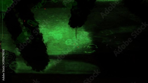 data stream glitch fx footage