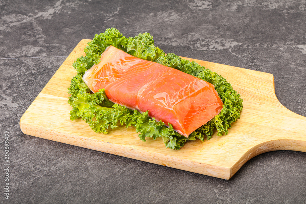 Salmon fillet slice for cooking Salmon fillet slice for cooking