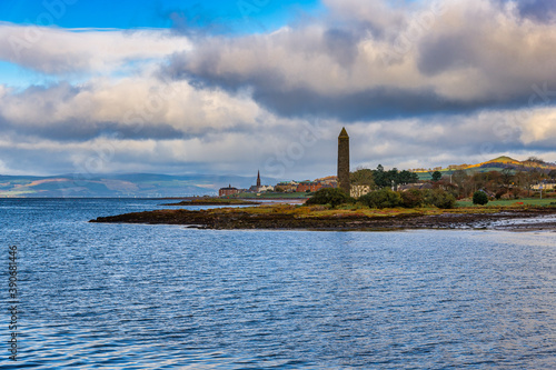 Largs Foreshore and the Pencil Monument