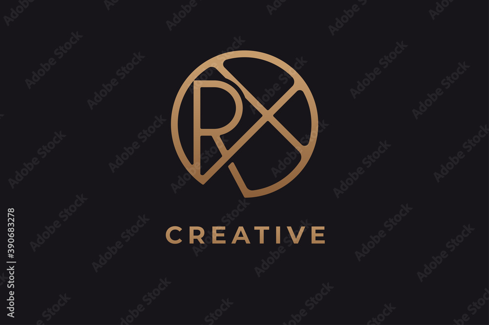 Abstract initial letter R and X logo,usable for branding and business logos, Flat Logo Design Template, vector illustration Abstract initial letter R and X logo,usable for branding and business logos, Flat Logo Design Template, vector illustration