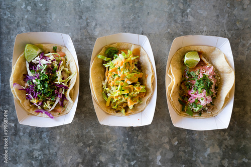 Three tacos, Oaxaca Tacos photo