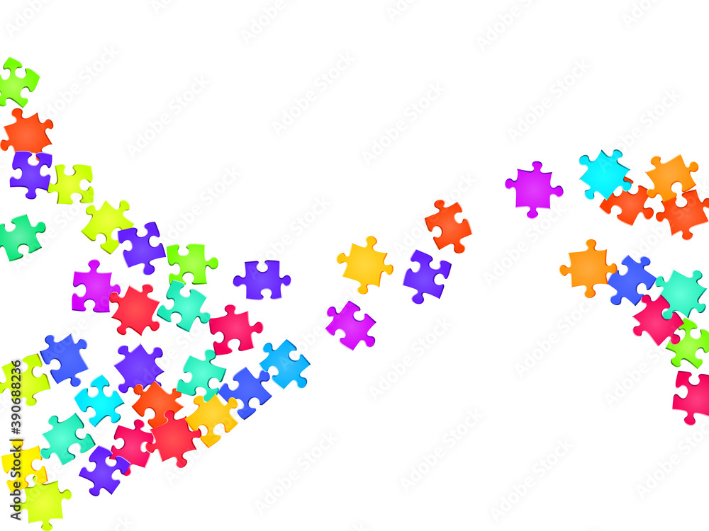 Game enigma jigsaw puzzle rainbow colors pieces Game enigma jigsaw puzzle rainbow colors pieces