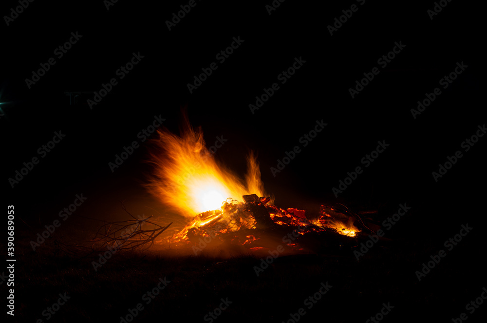 fire night outdoor bonfire night