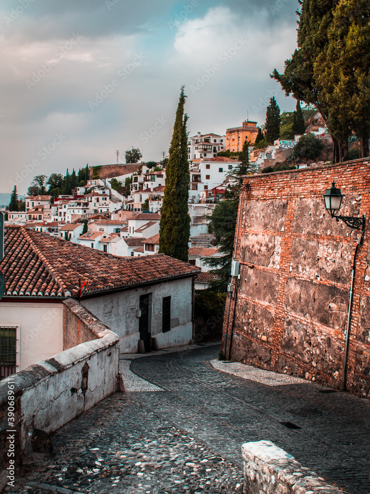 Fotos en las calles de la ciudad de Granada