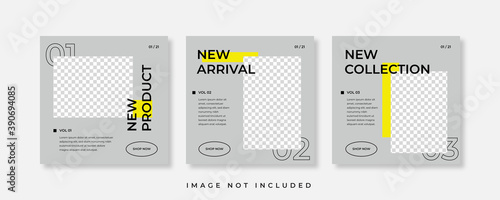 Fashion social media post template