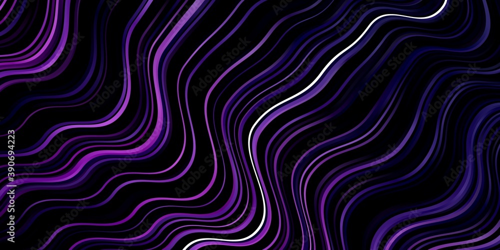 Dark Purple, Pink vector layout with wry lines.