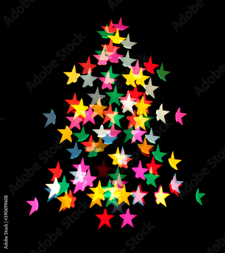 Star-shaped Christmas Tree Lights