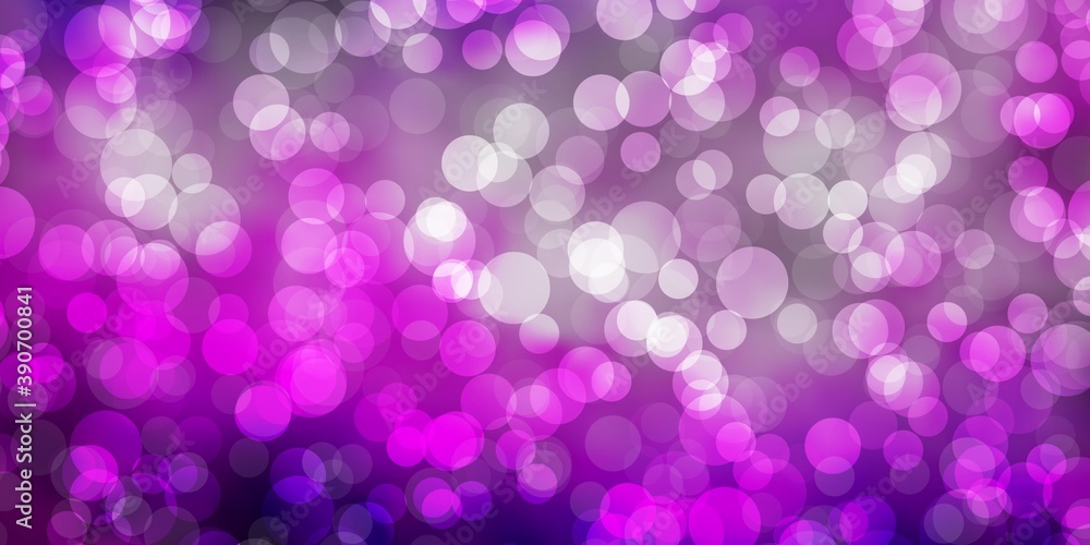 Light Pink, Blue vector backdrop with circles. Light Pink, Blue vector backdrop with circles.