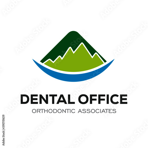 Dental Clinic Logo Design Dentist Logo Tooth abstract Linear Dentist stomatology 