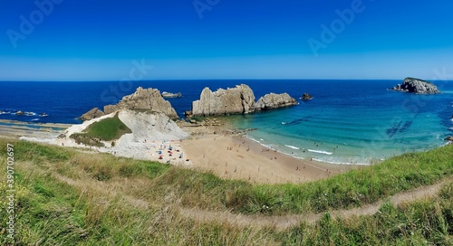Fototapeta Naklejka Na Ścianę i Meble -  beach and sea, photo as a background, photo as a background