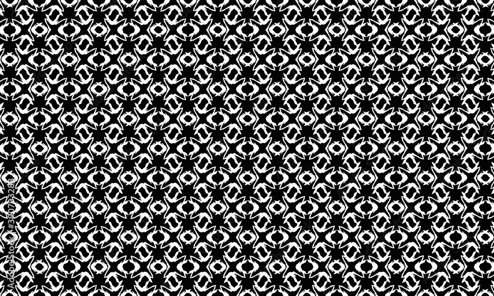 black and white bushy interlocking design. black and white bushy interlocking design.